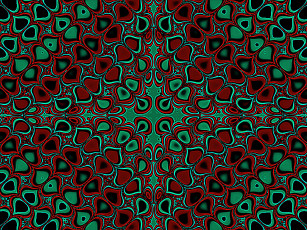 Картинка 3д графика fractal фракталы цвет фон узор