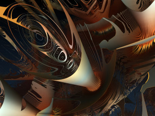 Картинка 3д графика fractal фракталы цвета фон узор