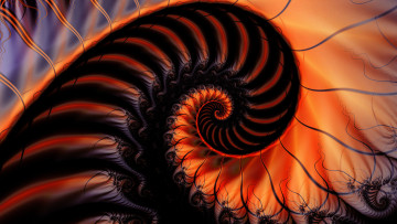 Картинка 3д графика fractal фракталы узор цвет фон