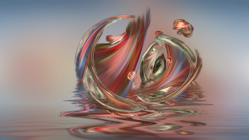 Картинка 3д графика fractal фракталы узор цвета фон