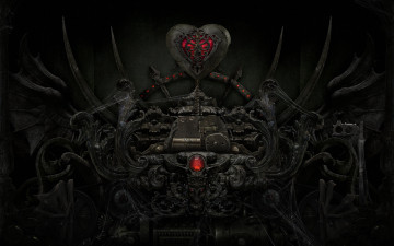 Картинка 3д графика fractal фракталы фон цвет узор