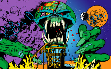 Картинка iron maiden музыка хеви-метал великобритания