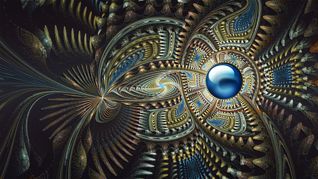 Обои картинки фото 3д, графика, fractal, фракталы, узор, цвета, фон