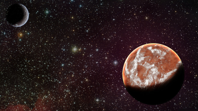 Обои картинки фото космос, арт, планеты