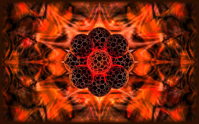Обои картинки фото 3д, графика, fractal, фракталы, узор, цвета, фон