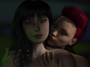 Картинка 3д+графика portraits+ портрет девушки