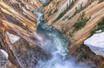 Картинка природа реки озера река каньон скалы горы