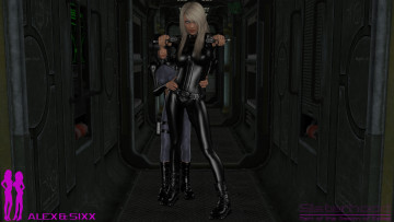 Картинка 3д+графика fantasy+ фантазия оружие девушки