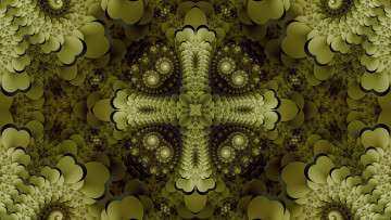 Картинка 3д+графика fractal+ фракталы фон цвета узор