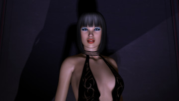 Картинка 3д+графика people+ люди девушка взгляд