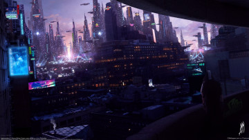 Картинка akimov+mikhail фэнтези иные+миры +иные+времена ночь город михаил акимов akimov mikhail