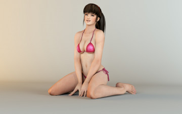 Картинка девушка 3д+графика anime+ аниме графика