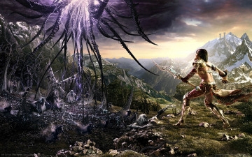 Картинка rift видео+игры воительница девушка