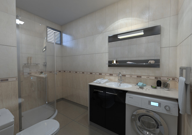 Обои картинки фото 3д графика, realism , реализм, душевая