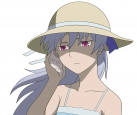 Картинка разное арты шляпа фон взгляд девушка