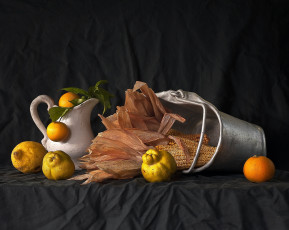 Картинка еда фрукты+и+овощи+вместе цитрусы кукуруза