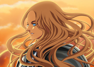 Картинка рисованное люди фон взгляд девушка волосы