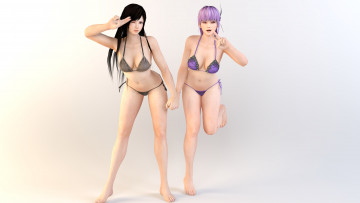 Картинка 3д+графика аниме+ anime взгляд фон девушки