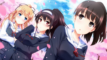 Картинка аниме saenai+heroine+no+sodatekata арт katou megumi kasumigaoka utaha saenai heroine no sodatekata девушки k tonpu sakura sawamura spencer eriri