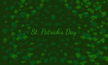 Картинка праздничные день+святого+патрика фон листья