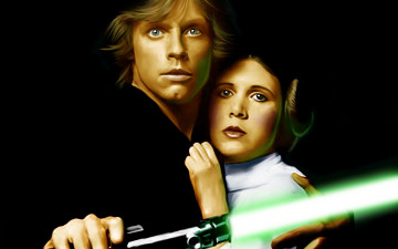 Картинка фэнтези _star+wars luke skywalker star wars lightsaber jedi mark hamill princess leia organa carrie fisher актер
