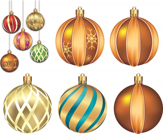 Обои картинки фото праздничные, векторная графика , новый год, шары, фон