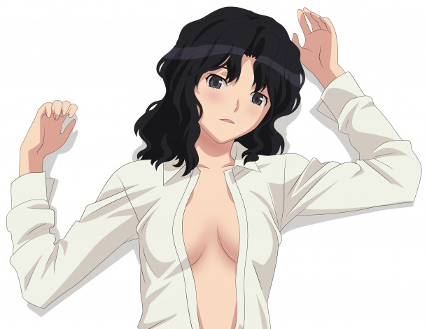 Обои картинки фото разное, арты, фон, взгляд, девушка