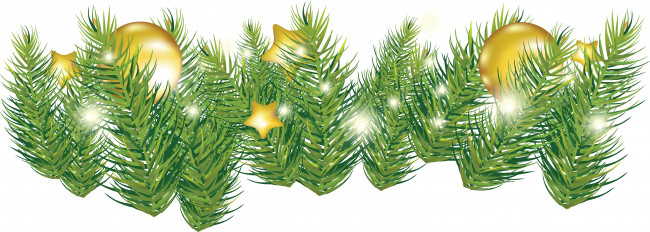 Обои картинки фото праздничные, векторная графика , новый год, ветки, шары, звездочки