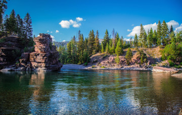 Картинка природа реки озера лес река