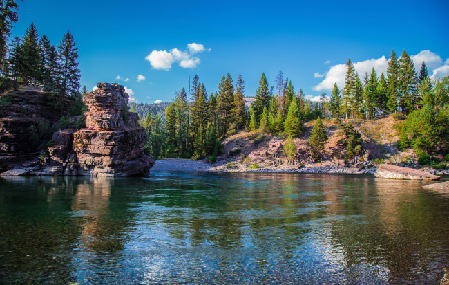 Обои картинки фото природа, реки, озера, лес, река