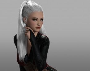 Картинка 3д+графика люди+ people взгляд девушка фон