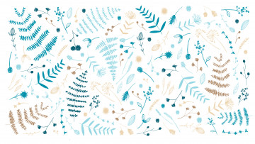 Картинка векторная+графика природа+ nature nathalie ouederni листики designed by веточки