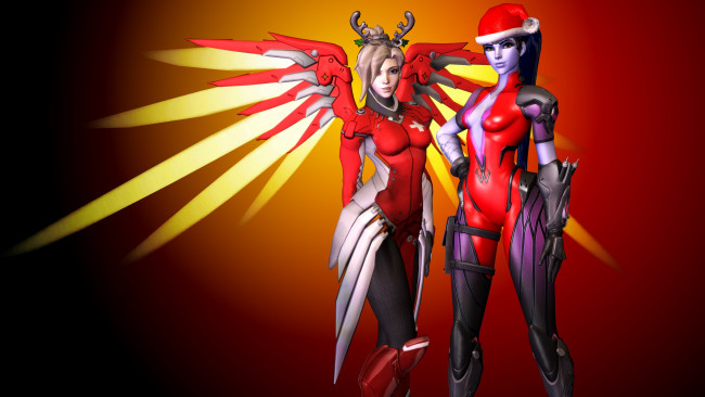 Обои картинки фото 3д графика, фантазия , fantasy, фон, взгляд, девушки