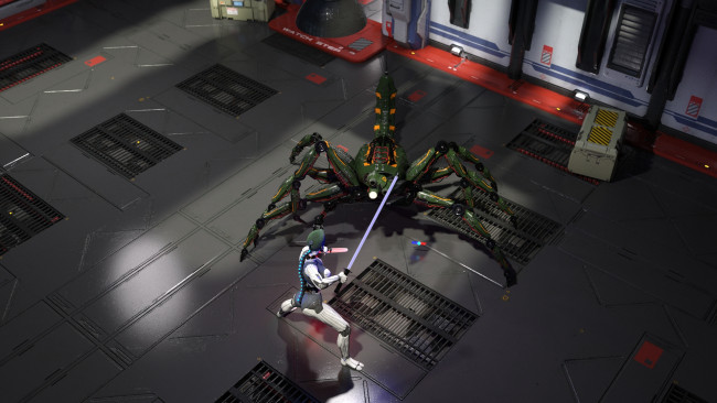 Обои картинки фото 3д графика, фантазия , fantasy, скорпион, оружие, фон, взгляд, девушка