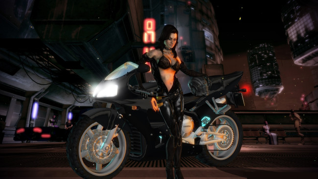 Обои картинки фото 3д графика, люди-авто, мото , people- car ,  moto, взгляд, девушка, фон