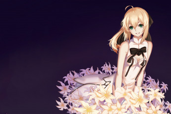 Картинка аниме fate stay+night сейбер