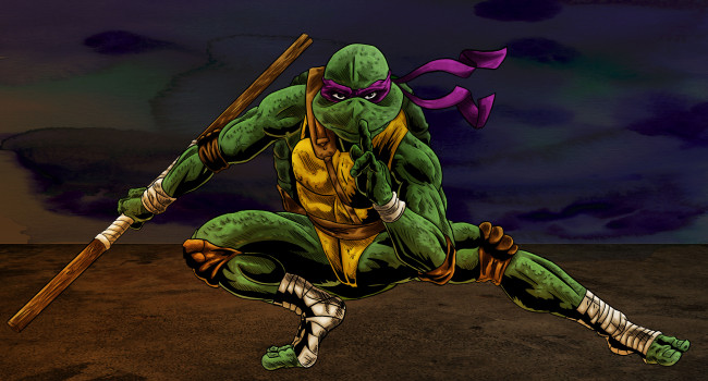 Обои картинки фото рисованное, комиксы, взгляд, фон, лягушка