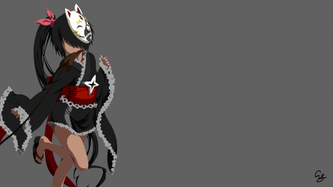 Обои картинки фото аниме, to love ru, девушка, взгляд, фон