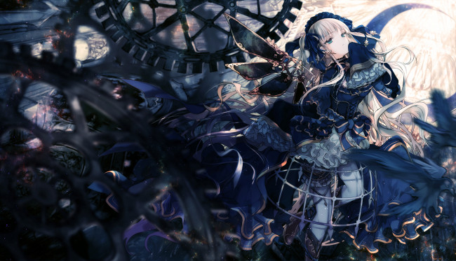 Обои картинки фото аниме, unknown,  другое , девушка