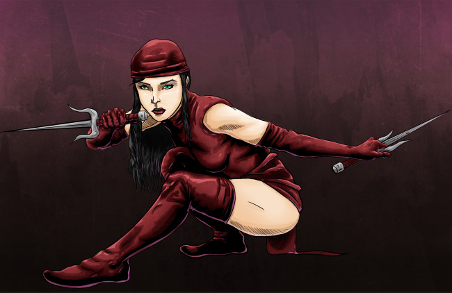 Обои картинки фото рисованное, комиксы, взгляд, фон, девушка, униформа