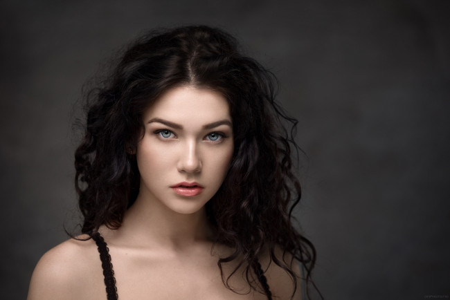 Обои картинки фото девушки, -unsort , лица,  портреты, взгляд, лицо