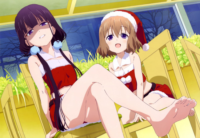 Обои картинки фото аниме, blend s, девушки