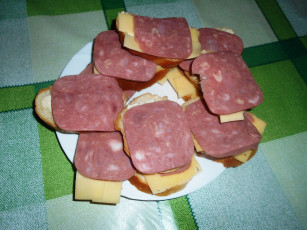 Картинка еда бутерброды +гамбургеры +канапе сыр колбаса хлеб