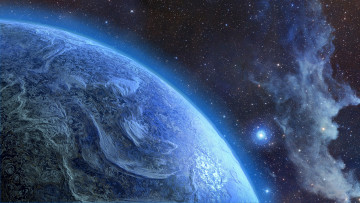 Картинка космос арт звезды галактика вселенная планета