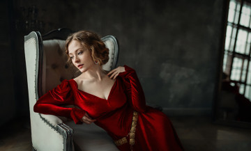 Картинка девушка девушки -unsort+ рыжеволосые+и+другие модель