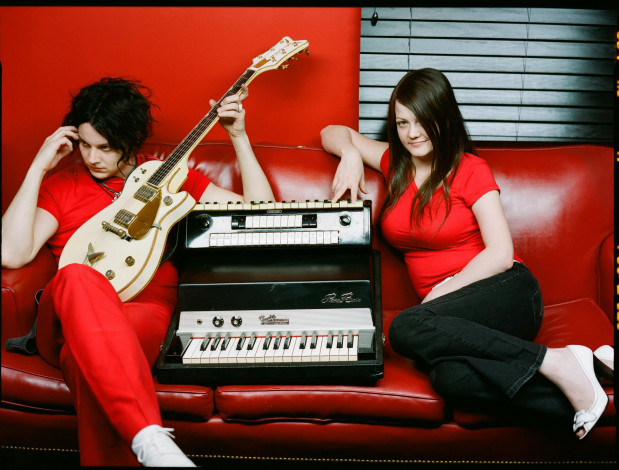 Обои картинки фото white-stripes, музыка, the white stripes, группа