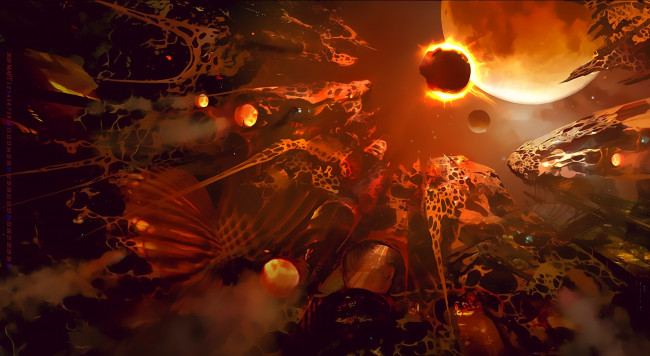 Обои картинки фото календари, фэнтези, планета