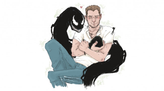 Обои картинки фото рисованное, кино, эдди, брок, веном