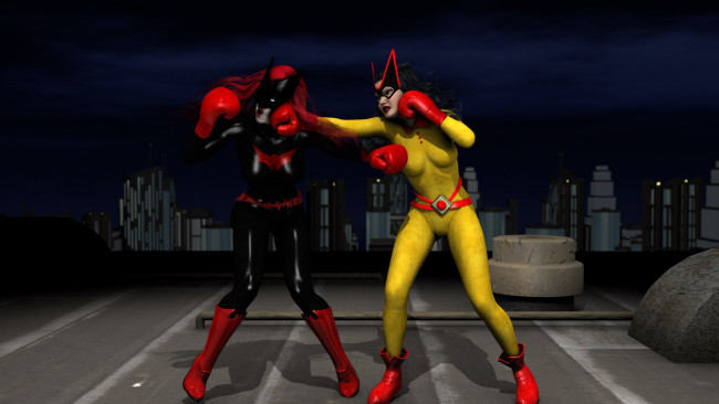 Обои картинки фото 3д графика, фантазия , fantasy, фон, взгляд, девушки