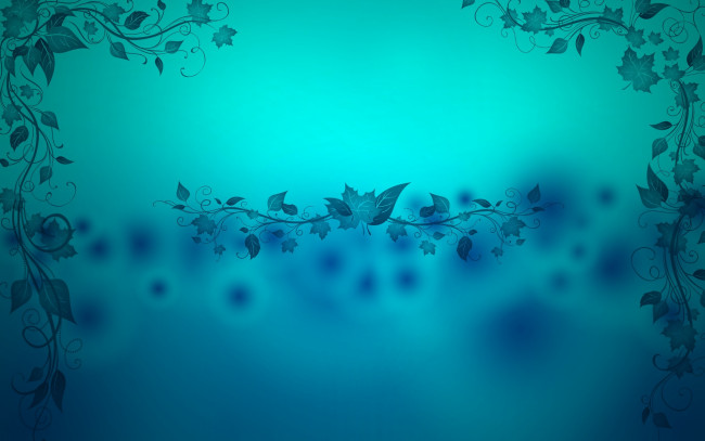 Обои картинки фото векторная графика, цветы , flowers, узор, листья